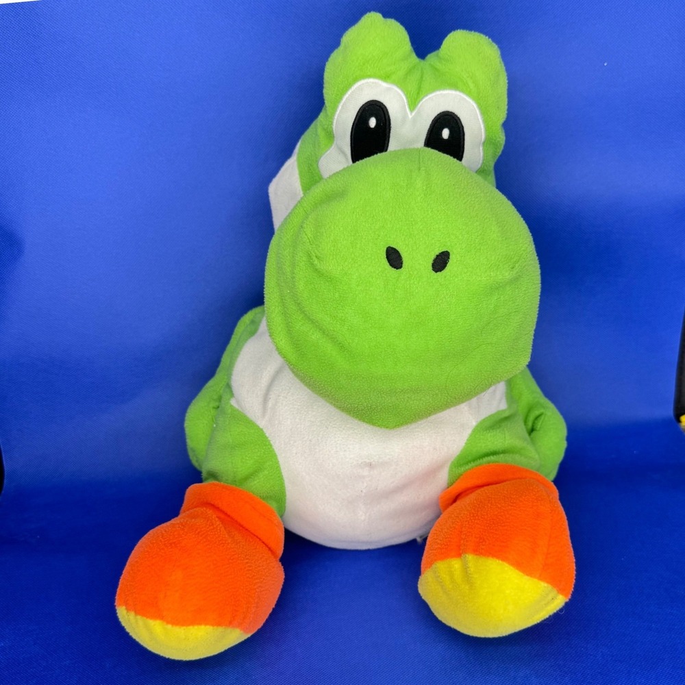 Nintendo Super Mario Brothers Yoshi Plush 20" Stuffed Toy 2019 Gaming Decor Kids